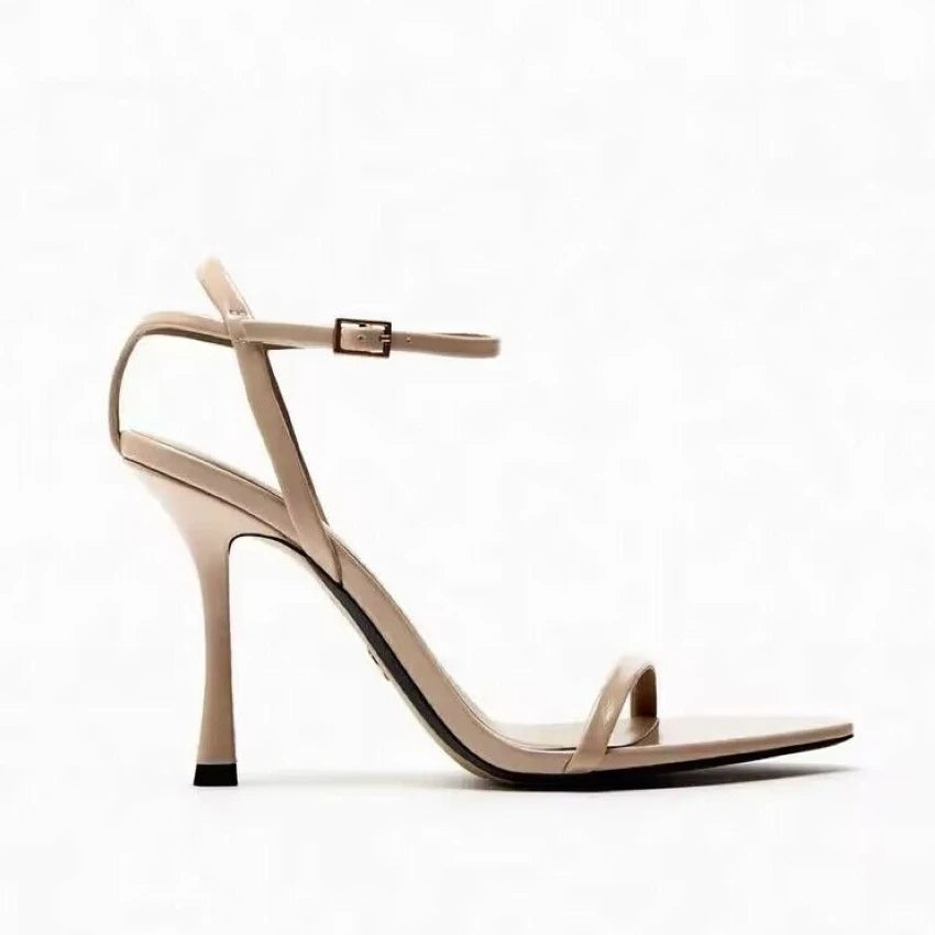 2025 Ankle Strap Women Sandals Summer Fashion Sexy Thin High Heels Gladiator Sandal Shoes Narrow Band Party Dress Pump Shoes