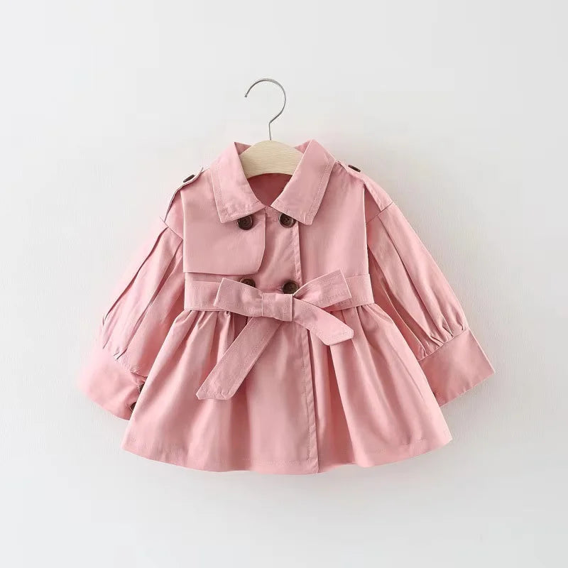 Autumn Baby Girl Clothes Jacket Fashion Baby Girls Coat Jackets Long Sleeve Children Clothing Outerwear Age for12M-3Years 2024