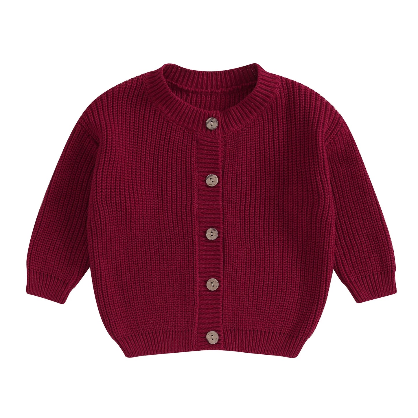 Infant Baby Girl Boy Knit Cardigan Sweater Coat Cute Long Sleeve Button Down Sweater Fall Winter Tops