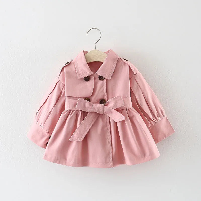 Autumn Baby Girl Clothes Jacket Fashion Baby Girls Coat Jackets Long Sleeve Children Clothing Outerwear Age for12M-3Years 2024