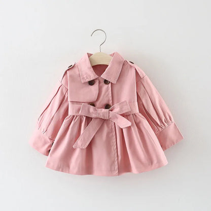 Autumn Baby Girl Clothes Jacket Fashion Baby Girls Coat Jackets Long Sleeve Children Clothing Outerwear Age for12M-3Years 2024
