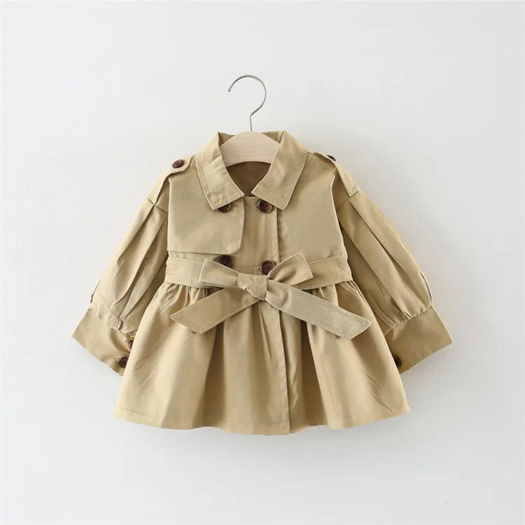 Autumn Baby Girl Clothes Jacket Fashion Baby Girls Coat Jackets Long Sleeve Children Clothing Outerwear Age for12M-3Years 2024