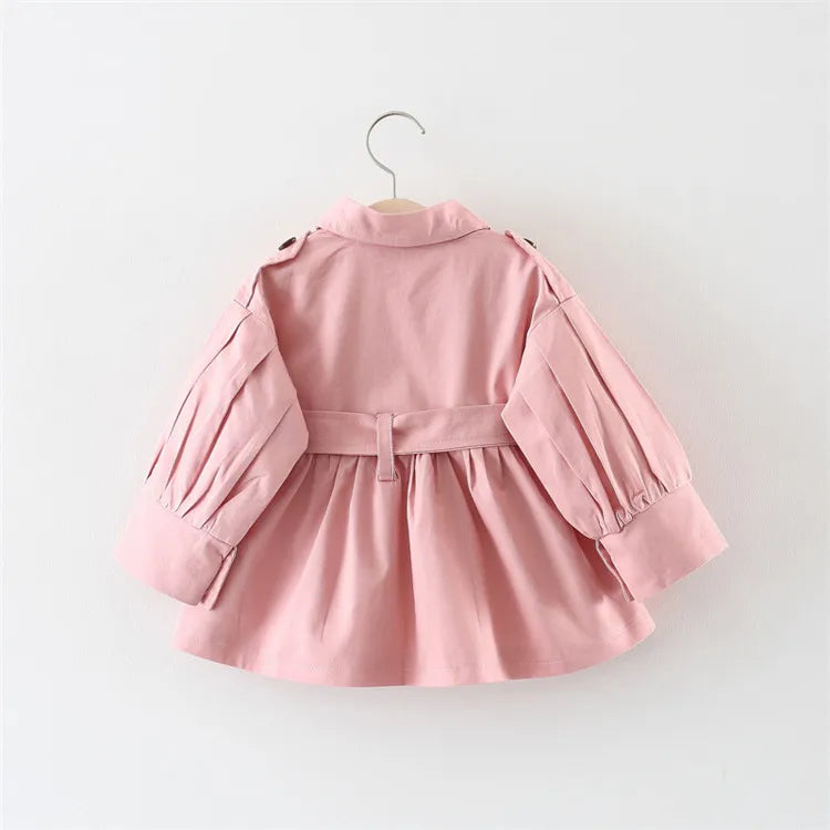 Autumn Baby Girl Clothes Jacket Fashion Baby Girls Coat Jackets Long Sleeve Children Clothing Outerwear Age for12M-3Years 2024