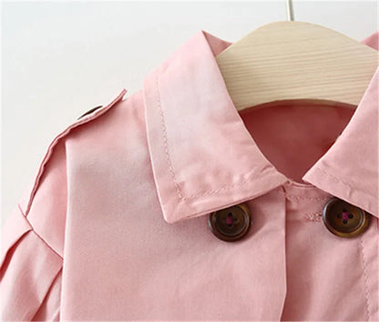Autumn Baby Girl Clothes Jacket Fashion Baby Girls Coat Jackets Long Sleeve Children Clothing Outerwear Age for12M-3Years 2024