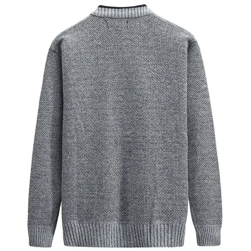 New Cardigan Men Autumn Winter Thick V Neck Knitted Sweater Coats Casual Warm Knitted Cardigan Men Fashion Mens Clothing 2023