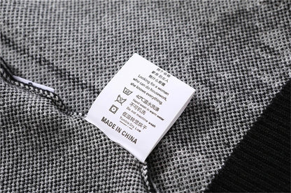 FGKKS Mens Hip Hop Streetwear Harajuku Sweater Vintage Japanese Style Anime Girl Knitted 2022 Cotton Pullover Sweaters Male
