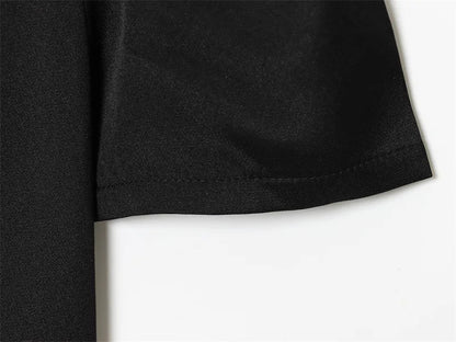 Elegant Puff Sleeve Party Dresses Women Solid Pockets A-line Slim Zipper Mini Dress Ladies Office Outfit Club Evening 2026 Fashi