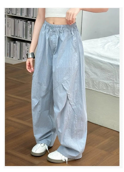 RAISE Summer Children Girls Trousers 3-14Yrs Kids Girls Suspenders Long Pants Thin Casual Versatile Juniot Girls Overalls Pants