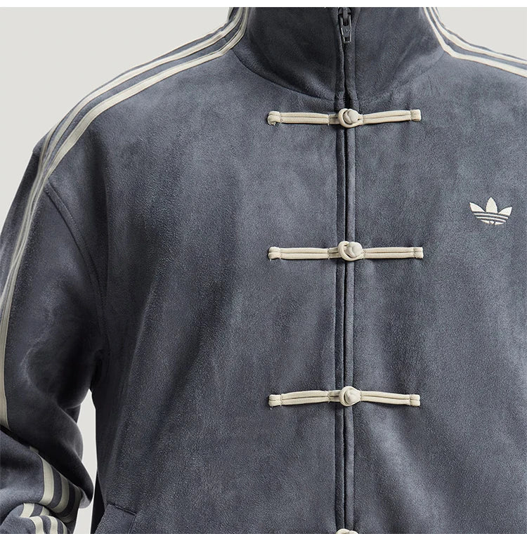 Adidas genuine clover men's and women's loose new Chinese casual jacket KR0295