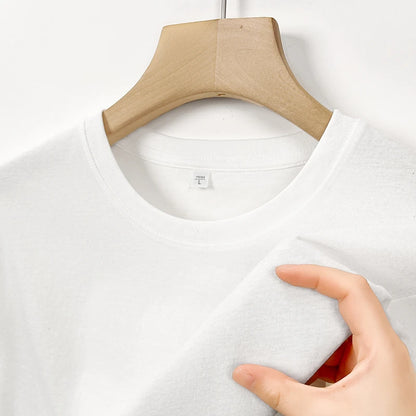 2025 New Men's Korean Casual Cotton Short Sleeved Round Neck T-shirt Summer Fashionable and Comfortable Versatile Top
