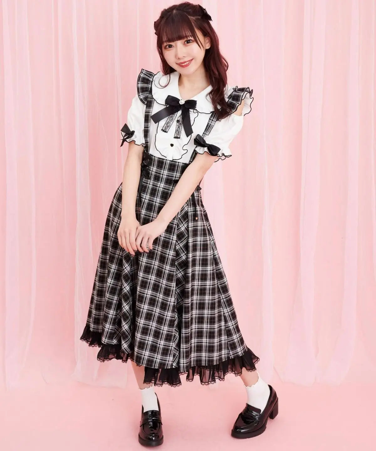 Sweet Lolita Fashion All Match Blouses Women Japanese Summer Y2k Aesthetic Ruffled Bow Shirts Girly Kawaii Patchwork Tops Blusas