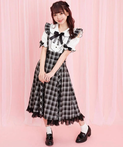 Sweet Lolita Fashion All Match Blouses Women Japanese Summer Y2k Aesthetic Ruffled Bow Shirts Girly Kawaii Patchwork Tops Blusas