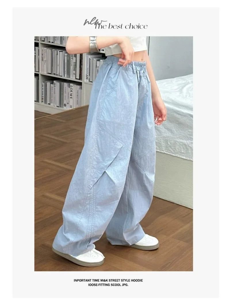 RAISE Summer Children Girls Trousers 3-14Yrs Kids Girls Suspenders Long Pants Thin Casual Versatile Juniot Girls Overalls Pants