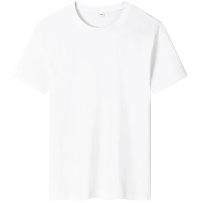 2025 New Men's Korean Casual Cotton Short Sleeved Round Neck T-shirt Summer Fashionable and Comfortable Versatile Top
