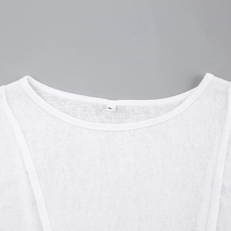 White O-Neck Women'S T-Shirt 2022 Elegant Yellow Long Sleeve Fall Tee Shirt Casual Slim Elastic Solid Top Female