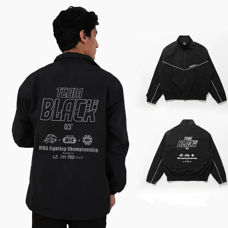 2026New windproof neutral-style printlSports and casual couple's jacket