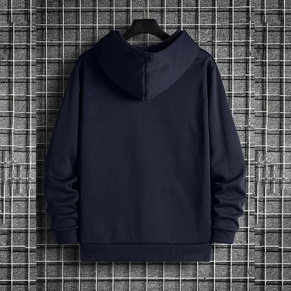 Men's Hoodie Fall Winter High Grade Warm Sweatshirt Male Daily Casual Fashion Pullover Outdoor Gym Fitness Sporty Top