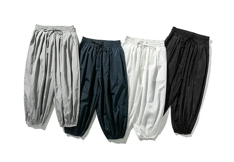 Streetwear Fashion Harem Pants Mens Solid Color Casual Jogger Man Pants Harajuku Style Spring Summer Men's Trousers 5XL