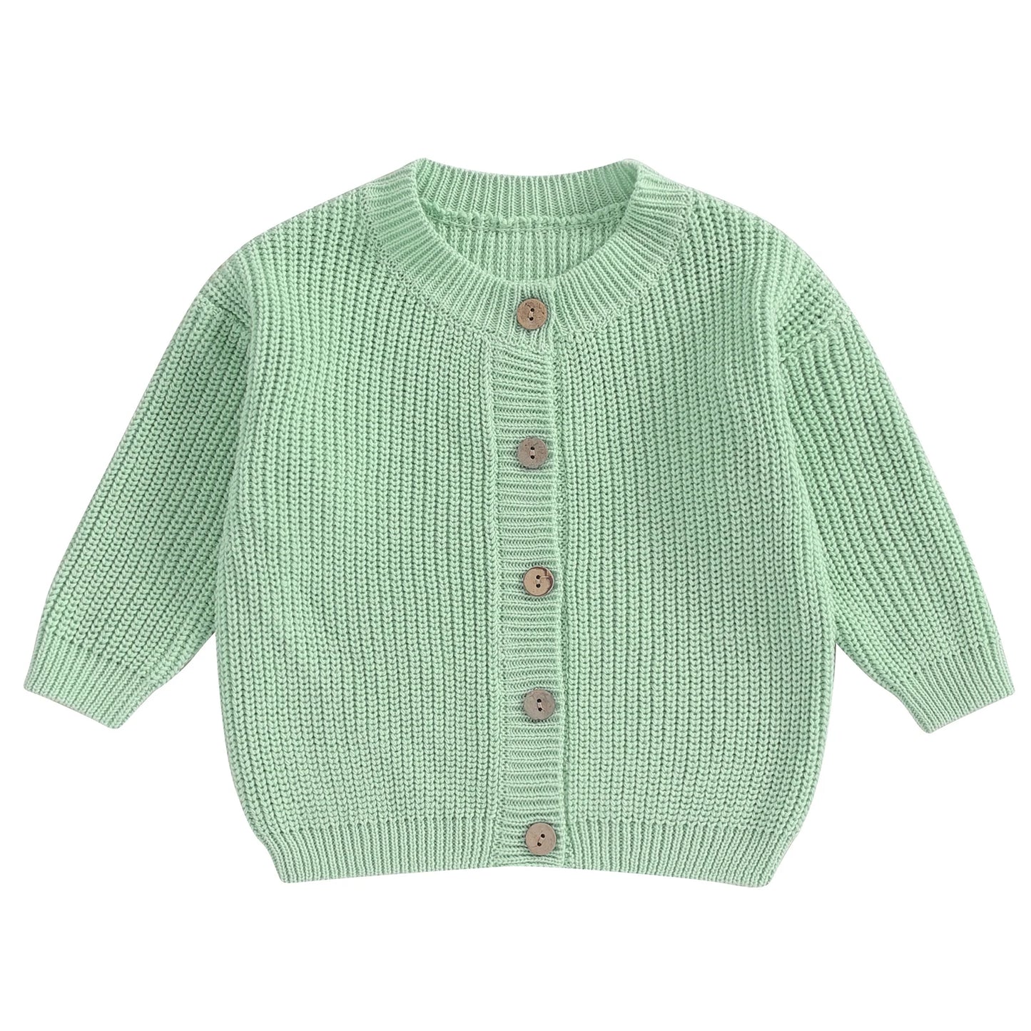 Infant Baby Girl Boy Knit Cardigan Sweater Coat Cute Long Sleeve Button Down Sweater Fall Winter Tops