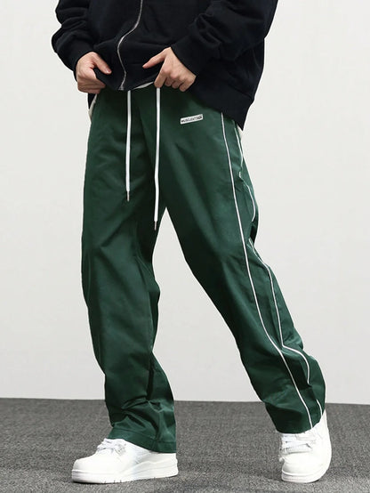 New men's woven pants Urban Men's Style  Men's Sport and Casual Pants (Suitable for sports and fitness)