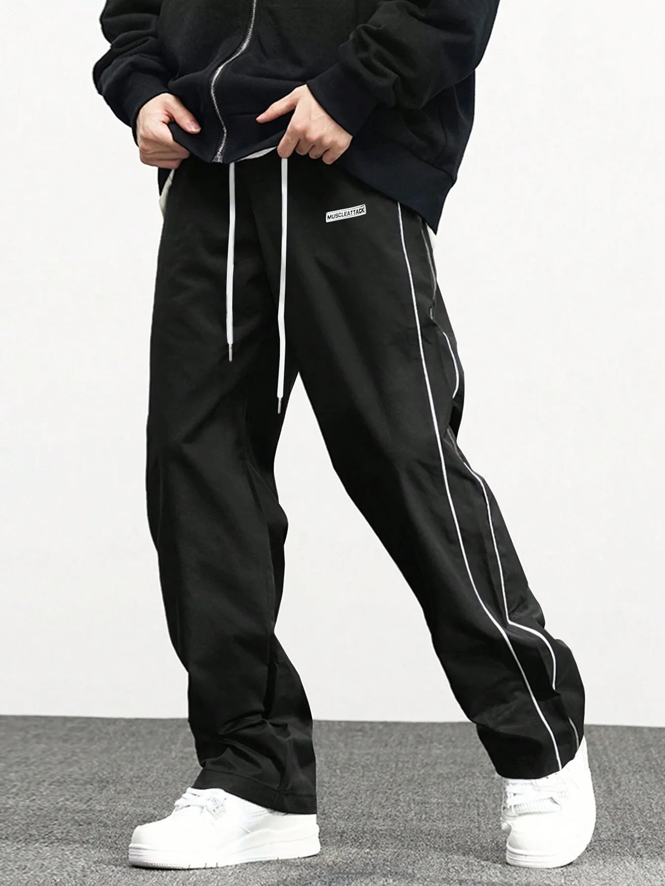 New men's woven pants Urban Men's Style  Men's Sport and Casual Pants (Suitable for sports and fitness)