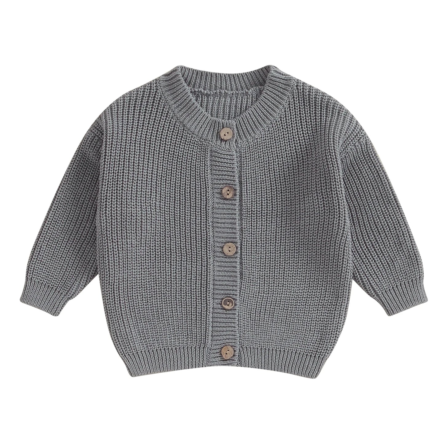 Infant Baby Girl Boy Knit Cardigan Sweater Coat Cute Long Sleeve Button Down Sweater Fall Winter Tops
