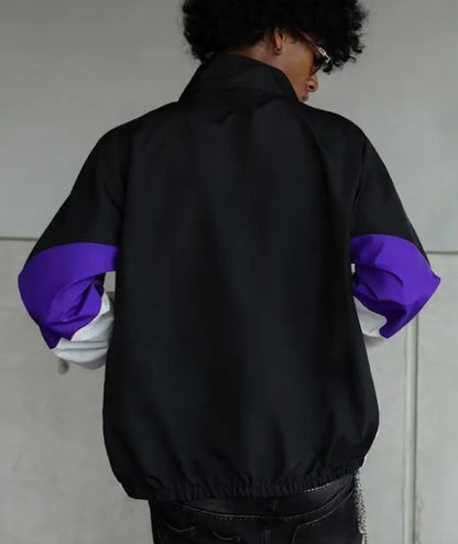 Men's color-blocked jacket, lightweight, casual, travel, windproof and wear-resistant, high-quality fabric, boyfriend gift