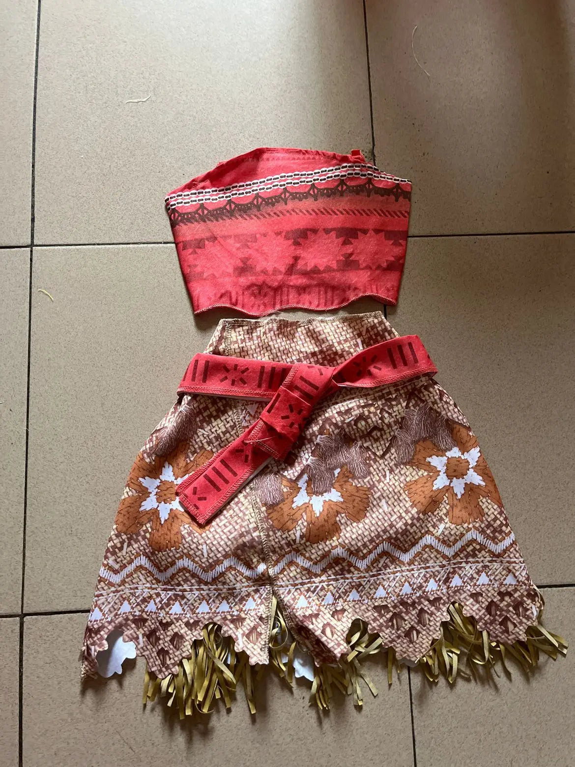 Disney NEW Moana Episode 2 Movie Costume Princess Vaiana Role Play Dress Girls Carnival Outfit Toddler Polynesian Beach Dress