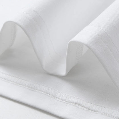 2025 New Men's Korean Casual Cotton Short Sleeved Round Neck T-shirt Summer Fashionable and Comfortable Versatile Top