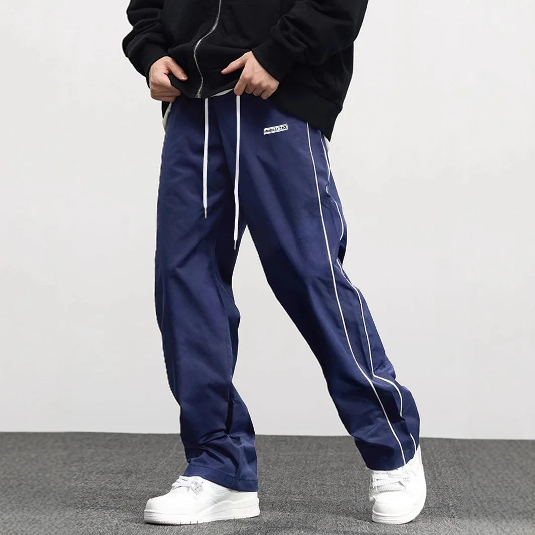 New men's woven pants Urban Men's Style  Men's Sport and Casual Pants (Suitable for sports and fitness)