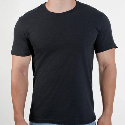 Men O-Neck T-shirt Polyester Thin Solid Color Fitness Muscle Joggers Bodybuilding Short Sleeved Tee Breathable Quick Dry tops