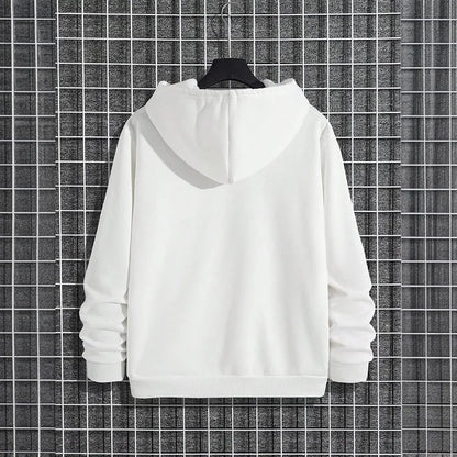 Men's Hoodie Fall Winter High Grade Warm Sweatshirt Male Daily Casual Fashion Pullover Outdoor Gym Fitness Sporty Top