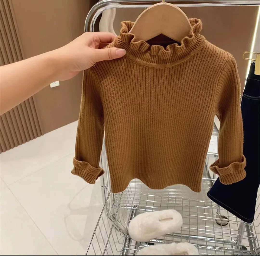 Children Baby Loose Sweater Knitted Autum Winter Baby Boy Girl Clothes Round Neck Kid Toddler Girl Boy Pullover Baby Outerwear