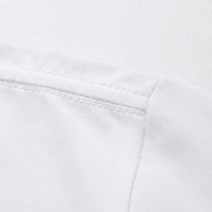 2025 New Men's Korean Casual Cotton Short Sleeved Round Neck T-shirt Summer Fashionable and Comfortable Versatile Top