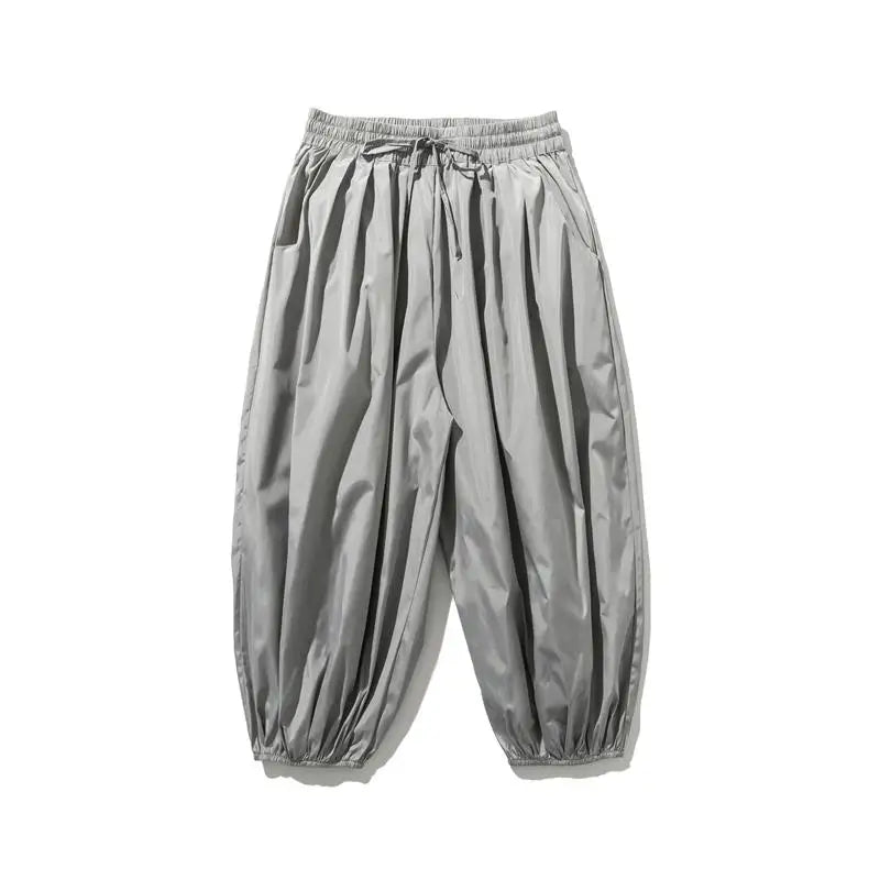 Streetwear Fashion Harem Pants Mens Solid Color Casual Jogger Man Pants Harajuku Style Spring Summer Men's Trousers 5XL