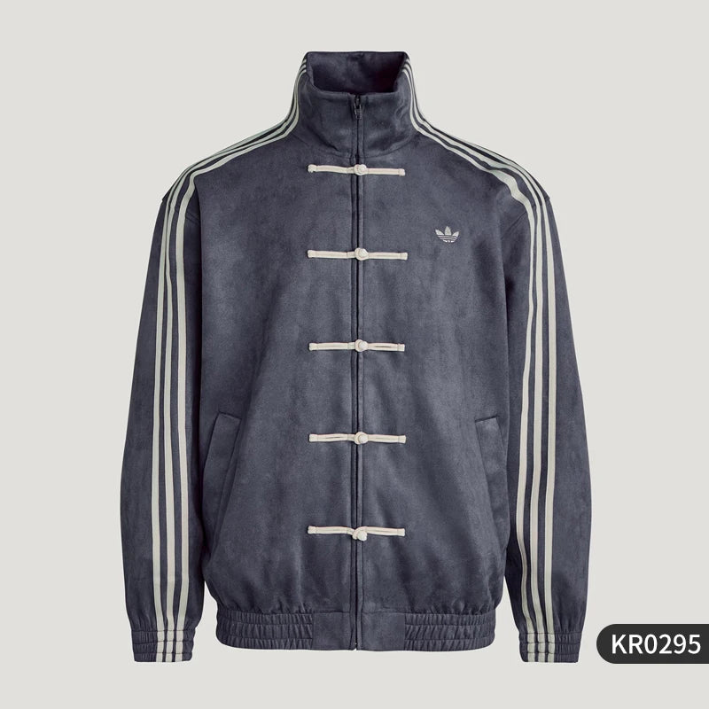 Adidas genuine clover men's and women's loose new Chinese casual jacket KR0295