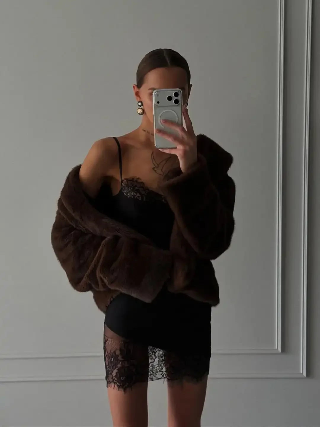 Lady Solid Lace Trim See-Through Camisole Dress Women Waist Cinched Slim Fit Sleeveless Dresses 2026 New Daily Party Short Gown