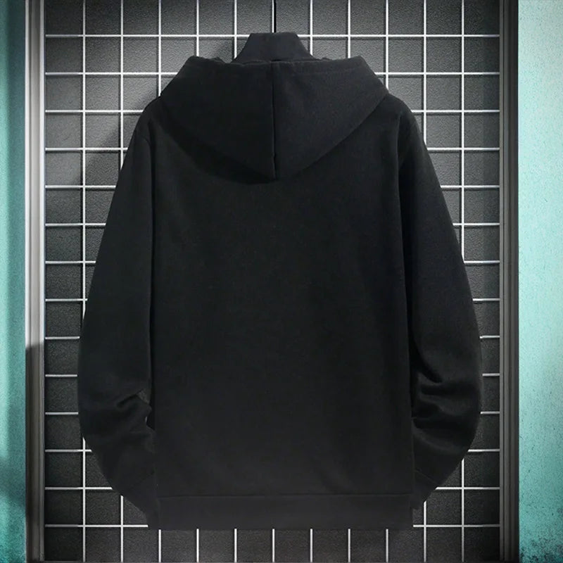 Men's Hoodie Fall Winter High Grade Warm Sweatshirt Male Daily Casual Fashion Pullover Outdoor Gym Fitness Sporty Top