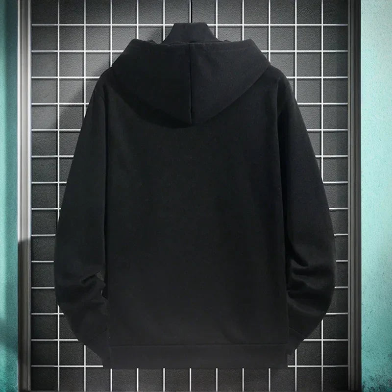 Men's Hoodie Fall Winter High Grade Warm Sweatshirt Male Daily Casual Fashion Pullover Outdoor Gym Fitness Sporty Top