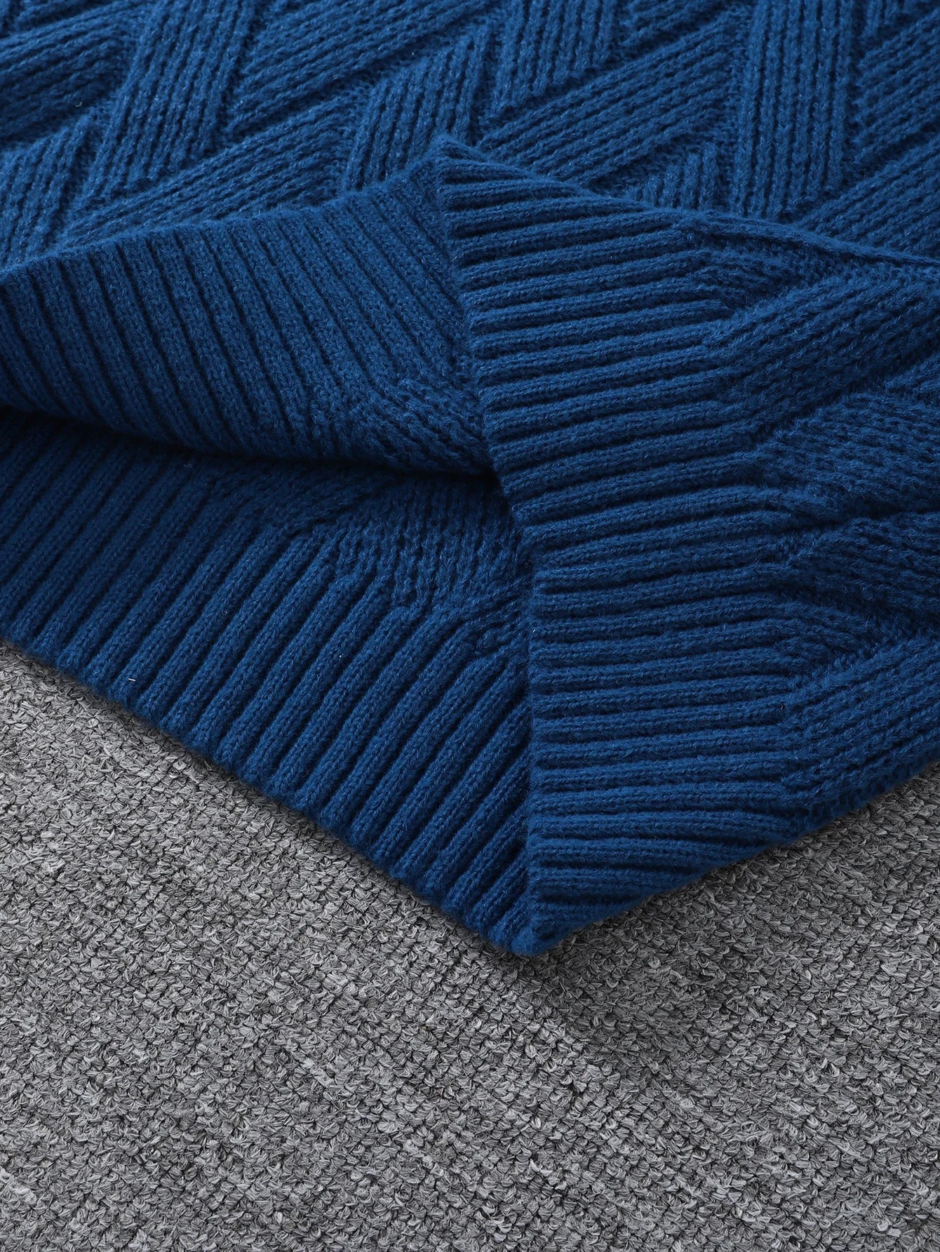 New Japanese-Style Round-Neck Couple's Sweater, Plain Knit, Casual Versatile Trendy Men's Long-Sleeve Sweater Top