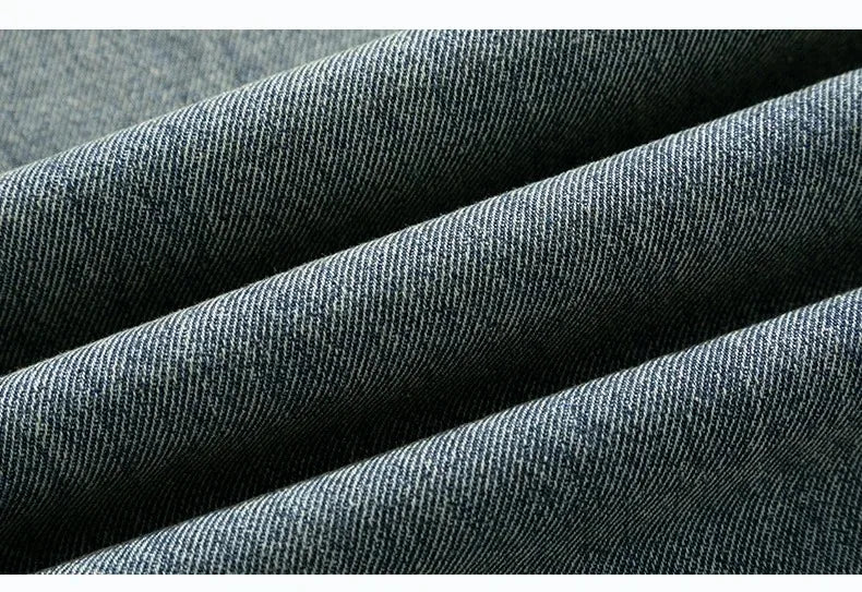 8XL New Wide Leg Washing Jean Pants Men Trousers Neutral Solid Color Loose Casual Straight Outdoor Fashion Plus Size Pants