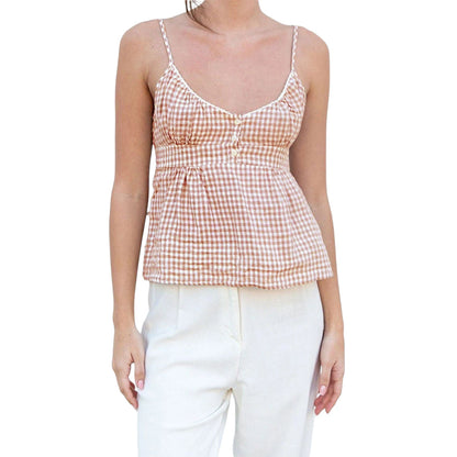 Y2k Fairycore Strappy Ruched Tank Tops for Women Sleeveless Backless Ruffles V Neck Bow Camisole Flowy Cute Summer Cami Tops