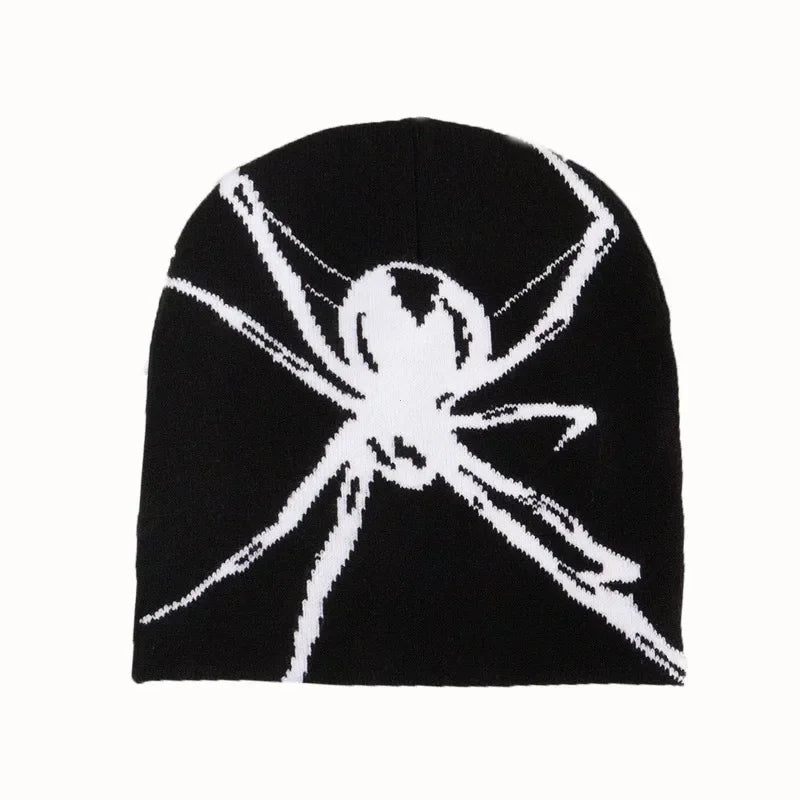 Knitting Cap Beanie Bonnet Y2k Beanies Fashion Print Men Women's Cap Warm Winter Hats Fashion Wool  Cold Caps Unisex Accessories