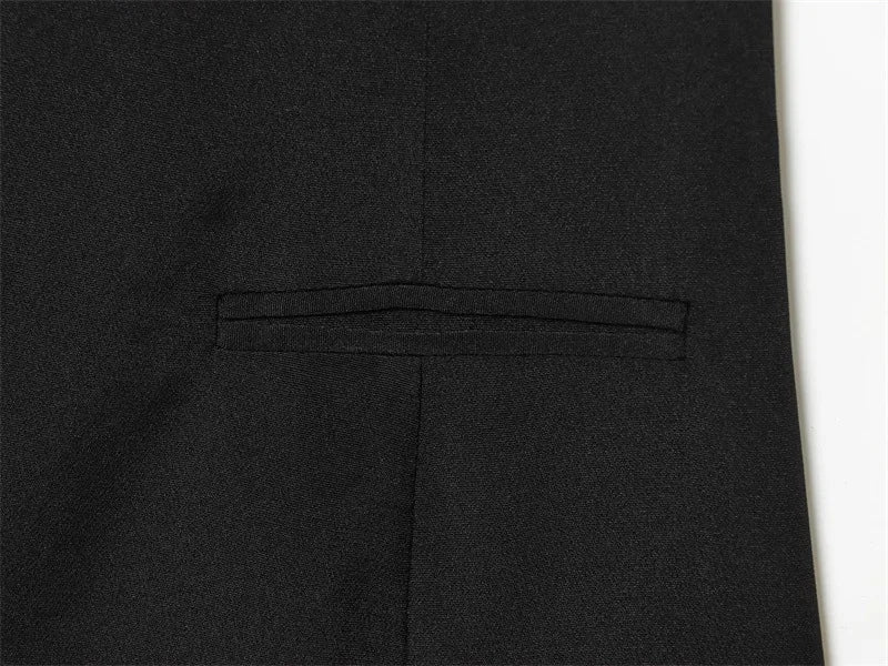 Elegant Puff Sleeve Party Dresses Women Solid Pockets A-line Slim Zipper Mini Dress Ladies Office Outfit Club Evening 2026 Fashi