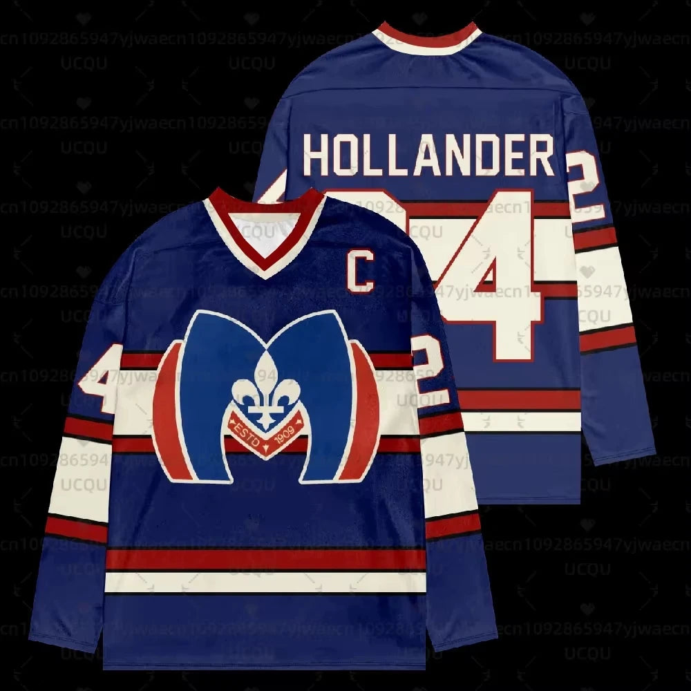 2026 mens New Heated Rivalry Hockey Jersey Long Sleeves Tee Men's Women Rozanov HOLLANDER v-neck T-shirt Unisex Tops Pullovers