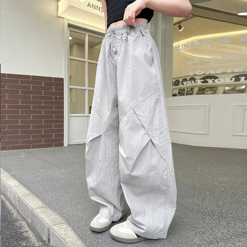 RAISE Summer Children Girls Trousers 3-14Yrs Kids Girls Suspenders Long Pants Thin Casual Versatile Juniot Girls Overalls Pants