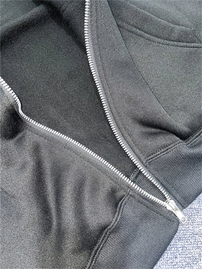Zipper Hoodies Women/Men Trendy Long Sleeve Hooded Fleece Sweatshirt Casual Campus Streetwear Sportswear Hot Sales High Quality