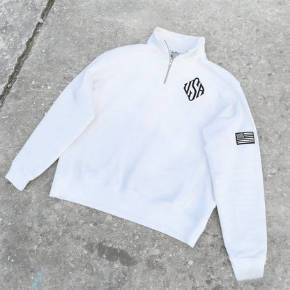 Y2K Fashionable Loose Jacket Exquisite USA Embroidered Short Zipper Men's Clothing Casual Hoodies Retro Unisex Cotton StreetWear