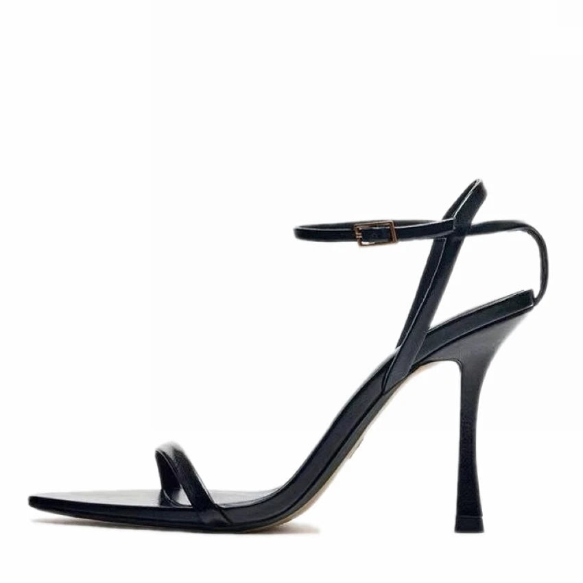 2025 Ankle Strap Women Sandals Summer Fashion Sexy Thin High Heels Gladiator Sandal Shoes Narrow Band Party Dress Pump Shoes