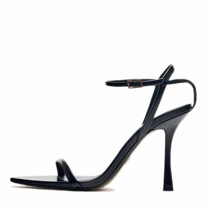 2025 Ankle Strap Women Sandals Summer Fashion Sexy Thin High Heels Gladiator Sandal Shoes Narrow Band Party Dress Pump Shoes